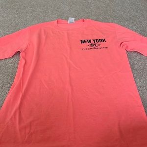 orange new york long sleeve t